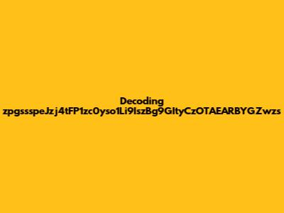 Decoding zpgssspeJzj4tFP1zc0yso1Li9IszBg9GItyCzOTAEARBYGZwzs