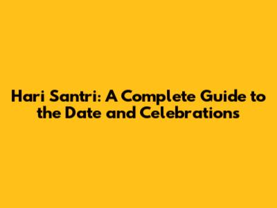 Hari Santri: A Complete Guide to the Date and Celebrations