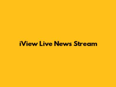 iView Live News Stream